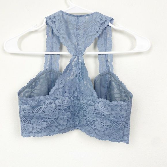 Free People Galloon Racerback Bralette Gray Size L - Picture 4 of 4